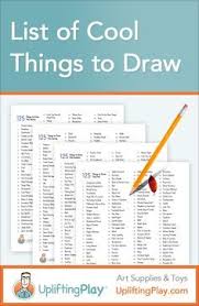 Things To Draw For Kids List Of Fun Stuff To Draw Drawing For Kids Sketch Book Cool Drawings