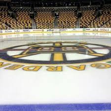 The Ice Bruins Center Circle Bruins Boston Bruins Boston Red Sox