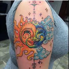 If you're interested in getting a sunset, then you might want to think about getting it done in a watercolor style. 50 Tribal Sun Tattoos For Guys 2021 Designs With Meaning