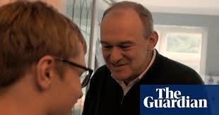 Liberal Democrats election broadcast shows Ed Davey with disabled son