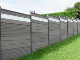Wood Plastic Fence Panel Design For Backyard Composite Fence Grey Color For Pool Sichtschutzwande Garten Zaun