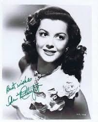 ANN RUTHERFORD SIGNED ACTRESS, AUTOGRAPHED 8X10 WITH COA