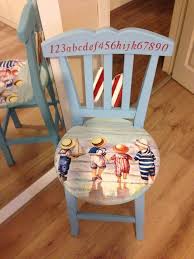 Pin By Neslihan Yazici On Sillas Whimsical Furniture Decoupage Furniture Hand Painted Chairs