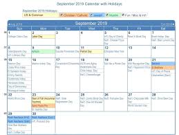 September 2019 was the ninth month of that common year. September 2019 Calendar Us Public Holidays Magic Calendar 2019 Printable