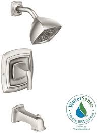 You'll find new or used products in moen kitchen faucets on ebay. Moen Hensley Single Handle 1 Spray Tub And Shower Faucet With Valve In Spot Resist Brushed Nickel Valve Included Exquisite Depot