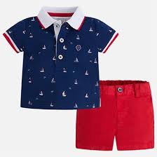 Conjunto Menino Polo E Calcas Curtas Cocuk Giyim Tisort Modelleri Trendler