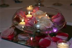 Shallow Wide Mouth Bowl Centerpieces Google Search Floating Candles Floating Candle Centerpieces Floating Candle Bowl Centerpieces