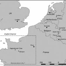 Part of eurasia, europe is conventionally considered a continent, separated from asia by the ural and caucasus mountains, ural river, and caspian and black seas, and the waterways between the black and it is a home to the european union which comprises of most of the european countries. Map Of North West Europe Showing Study Areas And Sites Mentioned In The Download Scientific Diagram