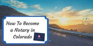 Our workload varies as requests for notary service come in. How To Become A Notary In Colorado Co Notary Public Nsa Blueprint