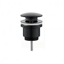 Diamètre extérieur , norme europe 40mm. Bonde Lavabo Universelle Ceramique Noir Mat Bonde Rue Du Bain