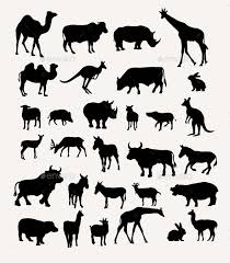Get decor fast with target drive up, pick up, or same day delivery. Herbivorous Silhouettes Animal Silhouette Silhouette Simple Acrylic Paintings