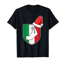 Amazon Com The Italian Hand Gesture Funny Christmas Holiday T Shirt Clothing Italian Hand Gestures Italian Shirts Shirts