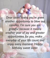 Happy Birthday Quotes For Sister Happybirthdaywishes Happybirthdaytoyou Happybirt Sister Birthday Quotes Happy Birthday Sis Quotes Birthday Wishes For Sister
