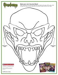 Create Your Own Haunted Mask To Scare Off Monsters This Halloween Goosebumps2movie Goosebumps Party Goosebumps Scary Kids