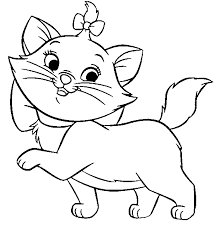 Pin auf disney art for kids view more. Cat Black And White Coloring Pages