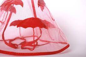 Red Umbrella Hat Vintage Kitsch Rain Hat By Digsnthreads Hats Vintage Vintage Kitsch Red Umbrella