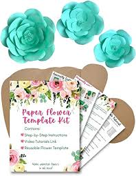 We did not find results for: Paper Flower Template Kit Your Own Paper Flowers Paper Flowers Decorations For Wall Making Unlimited Flowers Diy Do It Yourself Make All Sizes Amazon De Home Kitchen
