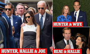 Over the last few months, hunter biden has been involved in a child support case with luden roberts after a dna test confirmed he is the father of her child. Beau Biden S Widow In A Relationship With Brother Hunter Daily Mail Online