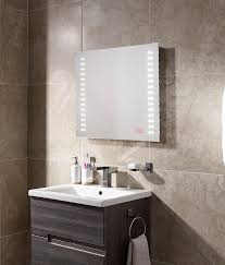Medicine cabinets & mirrors medicine cabinets. Led Bathroom Mirror Built In Led Clock 600mm