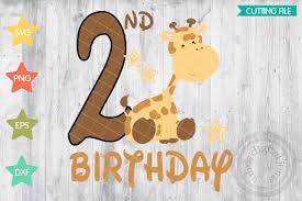 Download Giraffe Svg Baby Giraffe Svg Giraffe Birthday Shirt Svg 195451 Svgs Design Bundles