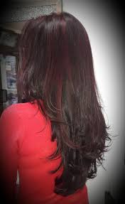 It is a dominant genetic trait. Fanola Red Highlights Black Hair Haircut Verlockend Haardesign Bei Mary Facebook