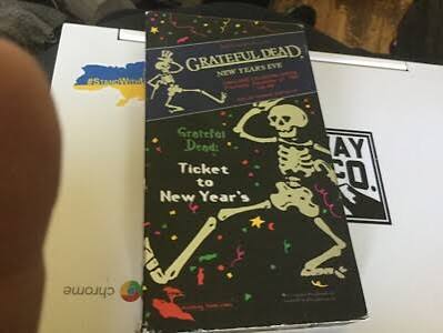 THE GRATEFUL DEAD JERRY GARCIA TICKET TO NEW YEAR'S CONCERT MOVIE FILM VHS  VIDEO 12233198836| eBay