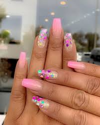 Pink and white acrylic nail manicure is a classic and popular nail look. 45 Super Trendy Acrylic Nails For 2020 For Creative Juice