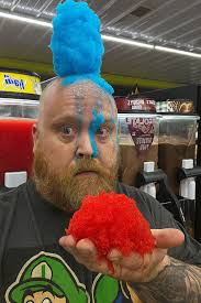 Good morning, y'all. Regeonal Manager Nick hadn't showered in 7 days but  smelled like it had been 13, so he started taking quick Slushie baths as  needed, and it made a difference.