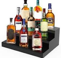 Amazon.com: CHONOVO Liquor Bottle Display Shelf, 3 Tier Bar ...