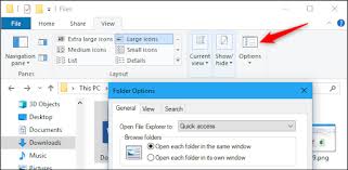 In the windows 10, open a new file explorer window and tap on the view tab from the ribbon toolbar. How To Get Help With File Explorer In Windows 10