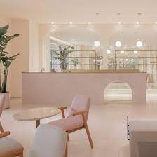 Penda China Creates Rosy Interiors For Ecnesse Beauty Salon