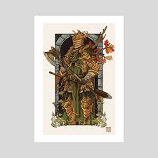 See more ideas about green knight, art, knight. Bercilak The Green Knight An Art Print By Moe Balinger Inprnt