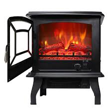 Costway ep24718us 28.5 fireplace electric embedded insert heater glass log flame remote. Ktaxon 1400w Small Electric Fireplace Indoor Free Standing Stove Heater Fire Flame Stove Adjustable Walmart Com Walmart Com