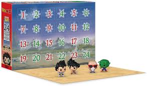 Dragon ball is the first of two anime adaptations of the dragon ball manga series by akira toriyama.produced by toei animation, the anime series premiered in japan on fuji television on february 26, 1986, and ran until april 19, 1989. Amazon Com Funko Advent Calendar Dragon Ball Z Pocket Pop 24 Vinyl Figures 2020 Toys Games