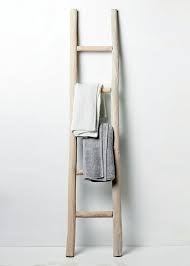 The wooden towel ladders feature only horizontal tubing for heating. Wooden Towel Ladder In Both Rustic As Well As In Modern Bathroom Interior Design Ideas Avso Org