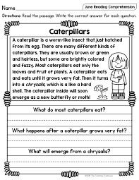 Creative Reading Comprehension Worksheets In 2020 Reading Comprehension Worksheets Reading Comprehension Kindergarten Reading Worksheets