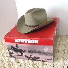 Reserved Vintage Stetson Hat And Box Cowboy Vintage Brown Hat Stetson Hat Stetson Hats
