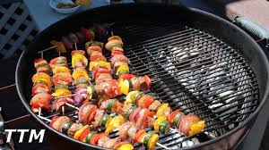 I often forget how much i love kabobs. How To Make Steak Kabobs On The Weber Kettle Youtube