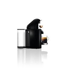 The machine can brew espresso, coffee or lattes and cappuccino. Vertuo Plus Black Pod Coffee Machine Nespresso Krups