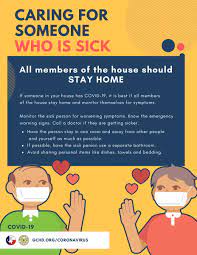Gchd On Twitter: "If Someone In Your House Is Sick With #Covid19, Follow  These Steps To Help Provide The Sick Person Care While Protecting Others In  Your House From Getting Covid-19. Learn