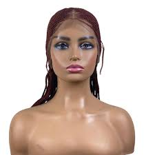 Red Cornrow Wig