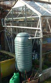 How to grow food in a greenhouse: Collecting Water Off A Green House The Grapevine