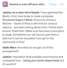 Geraskier The Witcher Funny Quotes Witcher Art