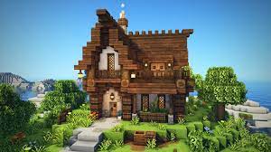 The building plan is very simple, you just have to make a really . Minecraft How To Build A Medieval House Easy Build Tutorial ChÆ¡i Game 365