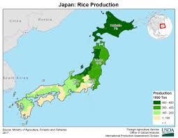 日本, nippon ɲippoꜜɴ or nihon ()) is an island country in east asia, located in the northwest pacific ocean.it is bordered on the west by the sea of japan, and extends from the sea of okhotsk in the north toward the east china sea and taiwan in the south. Japan Crop Production Maps