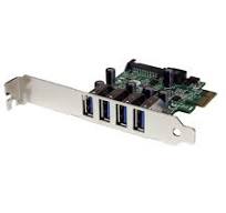 StarTech.com 4 Port PCI Express PCIe SuperSpeed USB 3.0 Controller Card  Adapter with UASP - 5Gbps - SATA Power