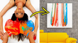 أفكار لتزيين ديكور الجدران 24 حيلة فنية جنونية Youtube