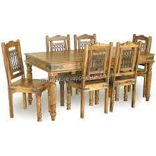Is the better option for home interior. Xl Jali Dining Table 8 Chairs 200cm Solid Sheesham Wood Buy Now On Furniture Supplies Uk