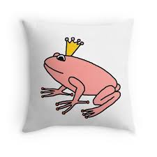 Rose Frog On A Transparent Background Throw Pillow By Ellenhenry Transparent Background Throw Pillows Throw Pillows Bed