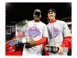 Cole hamels carried the phillies throughout the 2008 postseason and he did it again in game 1 of our spring classic, the virtual matchup between the phillies' world series championship teams of 2008. Ryan Howard With The 2008 World Series Trophy And Cole Hamels With The 2008 World Series Mvp Trophy Photo Print 8 X 10 Newegg Com